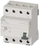 Siemens 5SV36464KK14 FI- 5SV3646-4KK14 Schalter Typ B+ 63A 3+N-pol 300mA 400V