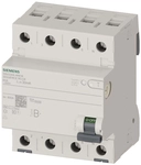 Siemens 5SV33444KK14 FI- 5SV3344-4KK14 Schalter Typ B+ 40A 3+N-pol 30mA 400V