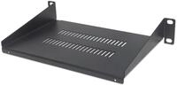 INTELLINET 10" Fachboden 150mm Frontmont. 1HE perforiert sw