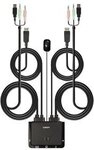 LINDY 2 Port DisplayPort USB KVM Switch