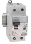 Legrand 411061 DX3 Fi/LS-Schalter C 16A 1P+N 6kA 30mA Typ A 230VAC 2TE