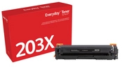 Everyday &trade; Schwarz Toner von Xerox, kompatibel mit HP 202X (CF540X/CRG-054HBK),