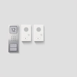 Siedle Audio-Set SET CAB 850-2 E/W Siedle Basic Edelstahl geb&uuml;rstet