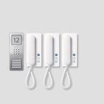 Siedle Audio-Set Siedle SET CA 812-3 E/W Compact Edelstahl geb&uuml;rstet
