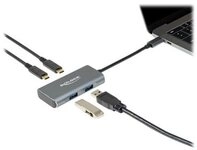 DELOCK HUB USB 3.2Gen2 Typ-C 2xTyp-A Bu 2xTyp-C Bu extern