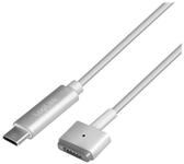 Logilink USB-C Ladekabel zu Apple Mag Safe 2charg. 1,8m,silb