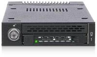 IcyDock 1xM.2 NVMe to 1x3.5" bay mobile rack keylock miniSAS