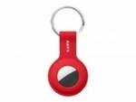 LAUT HUEX TAG Crimson keyring holder for Apple AirTags