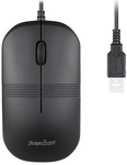 Perixx PERIMICE-503 B, wasserdichte Maus, USB kabelgebunden, schwarz