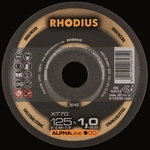 Rhodius Trennscheiben XT 70 207437 125x1,0x22,23 Extrad&uuml;nn Edelstahl/Stahl