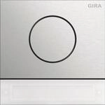 GIRA 5569920 T&uuml;rstationsmodul IBN-Taste System 106 Edelstahl