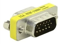DELOCK VGA Adapter D-Sub15 -> D-Sub15 St/St