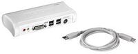 TRENDnet KVM 2-Port DVI USB Switch mit Audio Kit