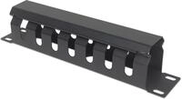 INTELLINET Kabelmanagement f. 10"-Schr&auml;nke 1HE mit Blende SW