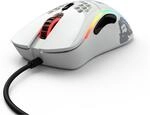 Souris filaire Gamer Glorious PC Gaming Race Model D RGB (Blanc Brillant)