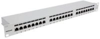 INT 24-Port Cat6a Patchpanel FTP grau