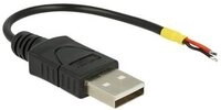 DELOCK USB Kabel A -> 2x offene Kabelenden Strom 0.10