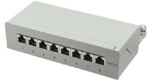Logilink Patchpanel Cat.6A Tisch/Wand 8-port, grau
