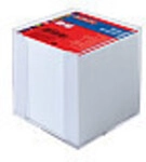 Herlitz Zettelkasten 9x9x9cm 700Bl. wei&szlig; transp.