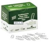 DURABLE Briefklammern 26 mm 1000 St&uuml;ck verzinkt