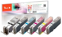 Peach PI100-313 Druckerpatrone Foto schwarz, Foto zyan, Foto grau, Foto magenta,