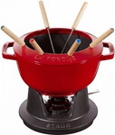 Staub La Fondue 18 cm kirschrot, Gusseisen
