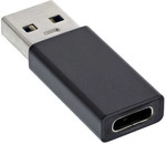 InLine&reg; USB 3.2 Gen.2 Adapter, USB-A Stecker auf USB-C Buchse