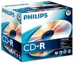 1x10 Philips CD-R 80Min 700MB 52x JC