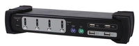 Equip 331544 Tastatur/Video/Maus (KVM)-Switch Schwarz