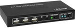 InLine&reg; KVM Desktop Switch, 2-fach, HDMI 4K2K, USB 2.0 Hub, mit Audio