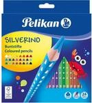 Pelikan Buntstifte SILVERINO 3-eckig d&uuml;nn BD24LN 24Stk.