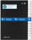 PAGNA Pultordner Classic 32 F&auml;cher 1-31 schwarz