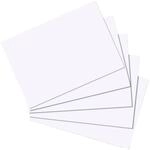 Herlitz Karteikarte A5 blanko wei&szlig; hf 100er Packung