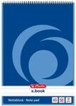 Herlitz Spiralnotizblock A5 50 Blatt kariert