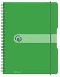 Herlitz Spiralblock "to go" PP-Cover A4 80 Bl. opak apfel