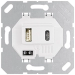 Jung USB-Ladeger&auml;t USB15CAWW alpinwei&szlig;