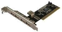 Logilink PCI Schnittstellenkarte USB 2.0 4+1x