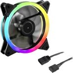 Sharkoon L&uuml;fter 120*120*25 SHARK Blades PWM RGB schwa