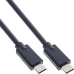 InLine&reg; USB 3.2 Gen.2x2 Kabel, USB-C Stecker/Stecker, schwarz, 2m