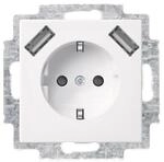 BJ Schuko/USB-Steckdose 20 EUCB2USB-914 Busch-Balance SI USB-Ladestation alpinws