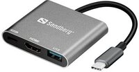 SANDBERG USB-C Mini Dock HDMI+USB