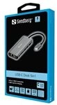 SANDBERG USB-C Dock HDMI+LAN+SD+USB,61W