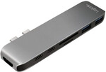 Logilink USB 3.2 Gen2x2, Docking Station, USB-C, 7-Port, w/PD, aluminum