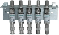AXING Erdungswinkel einreihig QEW 5-10 5-fach Schutz d. premium-line Multisch.