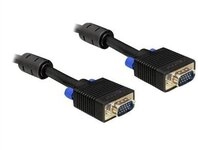 DELOCK VGA-Kabel D-Sub15 -> D-Sub15 St/St 1.00m schwa