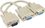 InLine&reg; VGA Y-Adapterkabel, VGA Stecker auf 2x VGA Buchse