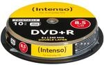 Intenso 1x10 DVD+R 8.5GB 8x Double Layer printable