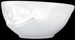 FIFTYEIGHT Schale 350ml - Gl&uuml;cklich wei&szlig;
