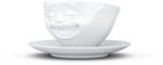 FIFTYEIGHT Kaffeetasse 200ml - Lachend wei&szlig;