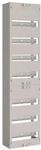 ABN Verteilerfeld 1V 7x Ger&auml;tetrag VR17 schiene 1V7 84TE 250x1050mm